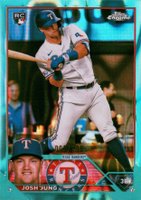 2023 Topps Chrome #93 Josh Jung Aqua Lava Refractor Baseball Card