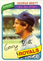 1980 Topps #450 George Brett Baseball Card