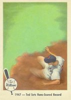 1959 Fleer Ted Williams #34 1947- Ted Sets Runs-Scored Record Baseball Card