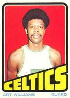 1972 Topps #19 Art Williams Basketball Card