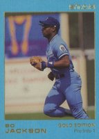 1988 Star Gold Edition #87 Bo Jackson Pro Info 1 Baseball Card
