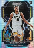 2022 Panini Prizm Draft Picks #55 Keegan Murray Hyper Prizm Basketball Card