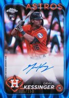 2024 Topps Chrome Rookie Autographs #RAGK Grae Kessinger Blue Raywave Refractor Baseball Card