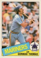 1985 Topps #202 Gorman Thomas Baseball Card