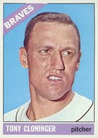1966 Topps #10 Tony Cloninger Baseball Card