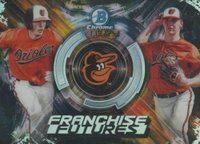 2019 Bowman Draft Chrome Franchise Futures #FF-RH Adley Rutschman/Gunnar Henderson Refractor Baseball Card