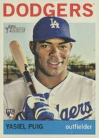 2013 Topps Heritage  #H584 Yasiel Puig Baseball Card
