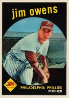 1959 Topps #503 Jim Owens Baseball Card