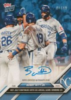 2024 Topps Now #492B Bobby Witt Jr. Autograph-Blue Baseball Card