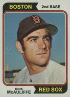 1974 Topps #495 Dick McAuliffe Baseball Card