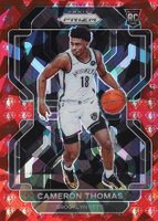 2021 Panini Prizm #297 Cameron Thomas NBA 75th Diamond Prizm Basketball Card