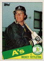 1985 Topps Traded #120T Mickey Tettleton Baseball Card