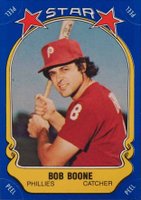 1981 Fleer Star Stickers #79 Bob Boone Baseball Card