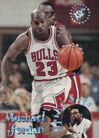 1995 Stadium Club Spike Says #SS1 Michael Jordan Basketball Card