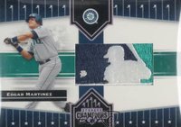 2005 Donruss Champions Impressions MLB Logo Patch #224 Edgar Martinez Baseball Card