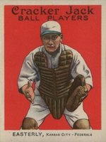 1914 Cracker Jack #117 Ted Easterly Baseball Card