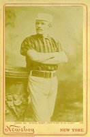 1895 Newsboy Cabinets #586 John Ward Arms folded Baseball Card