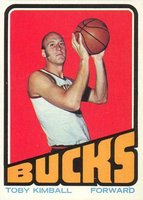 1972 Topps #68 Toby Kimball Basketball Card