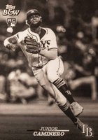 2024 Topps Black and White #55 Junior Caminero Baseball Card