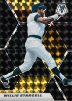 2021 Panini Mosaic #145 Willie Stargell Black Mosaic 1/1 Baseball Card