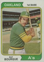 1974 Topps #141 Pat Bourque Baseball Card