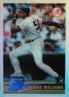 1996 Topps Chrome #24 Bernie Williams Refractor Baseball Card