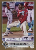 2022 Topps #6 Jazz Chisholm Jr. Gold Baseball Card