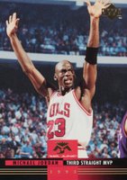 1993 Upper Deck Mr. June #MJ9 Michael Jordan Jordan's Three-Peat Basketball Card