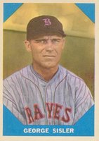1960 Fleer Baseball Greats #13 George Sisler Baseball Card