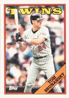 1988 Topps #375 Tom Brunansky Baseball Card