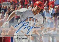 2020 Stadium Club Autographs #AMTR Mike Trout Baseball Card