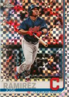 2019 Topps Chrome #127 Jose Ramirez X-Fractor Baseball Card