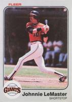 1983 Fleer #266 Johnnie LeMaster Baseball Card