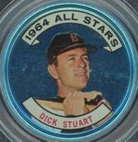 1964 Topps Coins #122 Dick Stuart Baseball Card