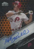 2020 Topps Chrome Black Autographs #MS Mike Schmidt Orange Refractor Baseball Card