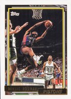 1992 Topps Gold #137 Dennis Rodman Basketball Card