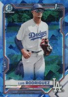 2021 Bowman Sapphire Edition Chrome Prospects #BCP196 Luis Rodriguez Baseball Card