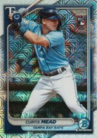 2024 Bowman Mega Box Chrome #28 Curtis Mead Baseball Card