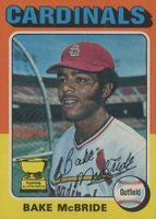 1975 O-Pee-Chee #174 Bake McBride Baseball Card