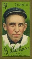 1911 Gold Borders #15 Beals Becker Baseball Card