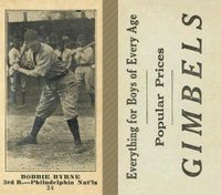 1916 Gimbels #24 Bobbie Byrne Baseball Card