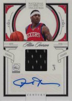 2009 Playoff National Treasures Century #14 Allen Iverson Signature Material Basketball Card