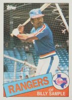 1985 Topps #337 Billy Sample Baseball Card