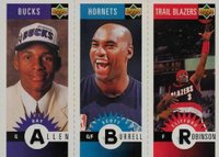 1996 Collector's Choice Mini II # Allen/Burrell/Robinson Basketball Card