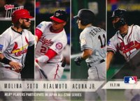 2018 Topps Now Off-Season #OS32 Molina/Soto/Realmuto/Acuna Jr. Baseball Card