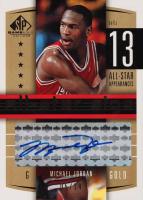 2004 SP Game Used All-Star Sigs #AS-MJ Michael Jordan Gold Basketball Card