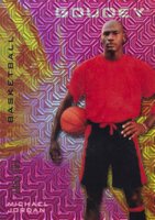 2021 Goodwin Champions Goudey Platinum #G1 Michael Jordan Pink Traxx Basketball Card