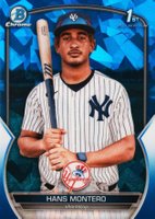 2023 Bowman Chrome Sapphire Edition Prospects #173 Hans Montero Baseball Card