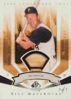 2004 SP Legendary Cuts Significant Fact Memorabilia 1 of 1 #7 Bill Mazeroski 853 Career RBI Baseball Card