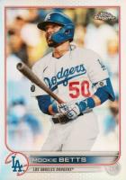 2022 Topps Chrome #100 Mookie Betts Refractor Baseball Card